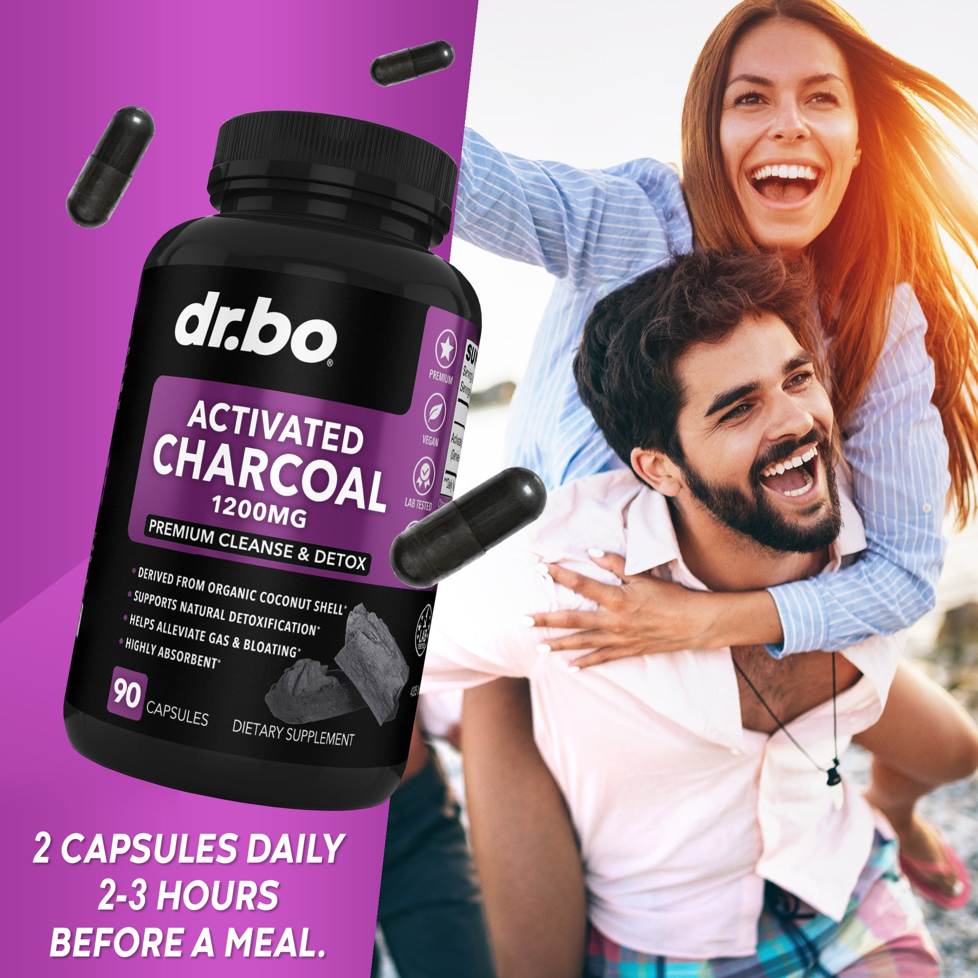 Activated Charcoal 1200mg