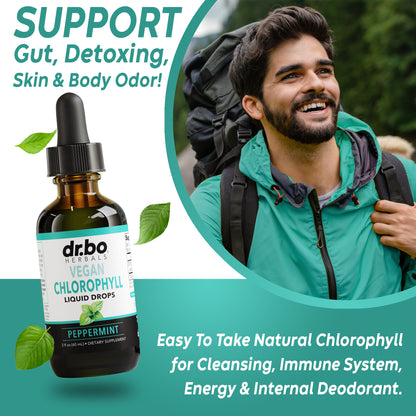 Chlorophyll Liquid Drops