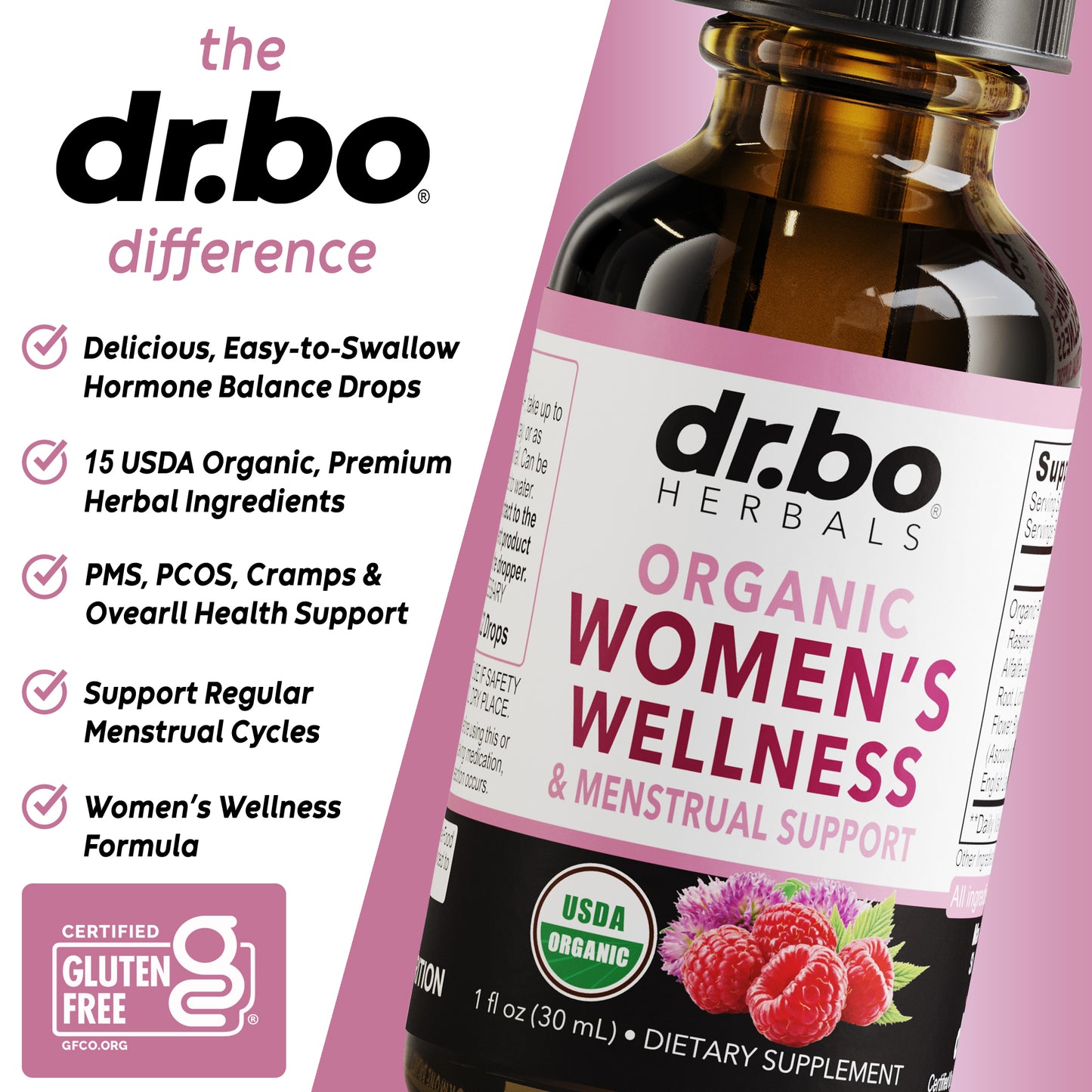 Women's Wellness & Menstrual Support Liquid Drops