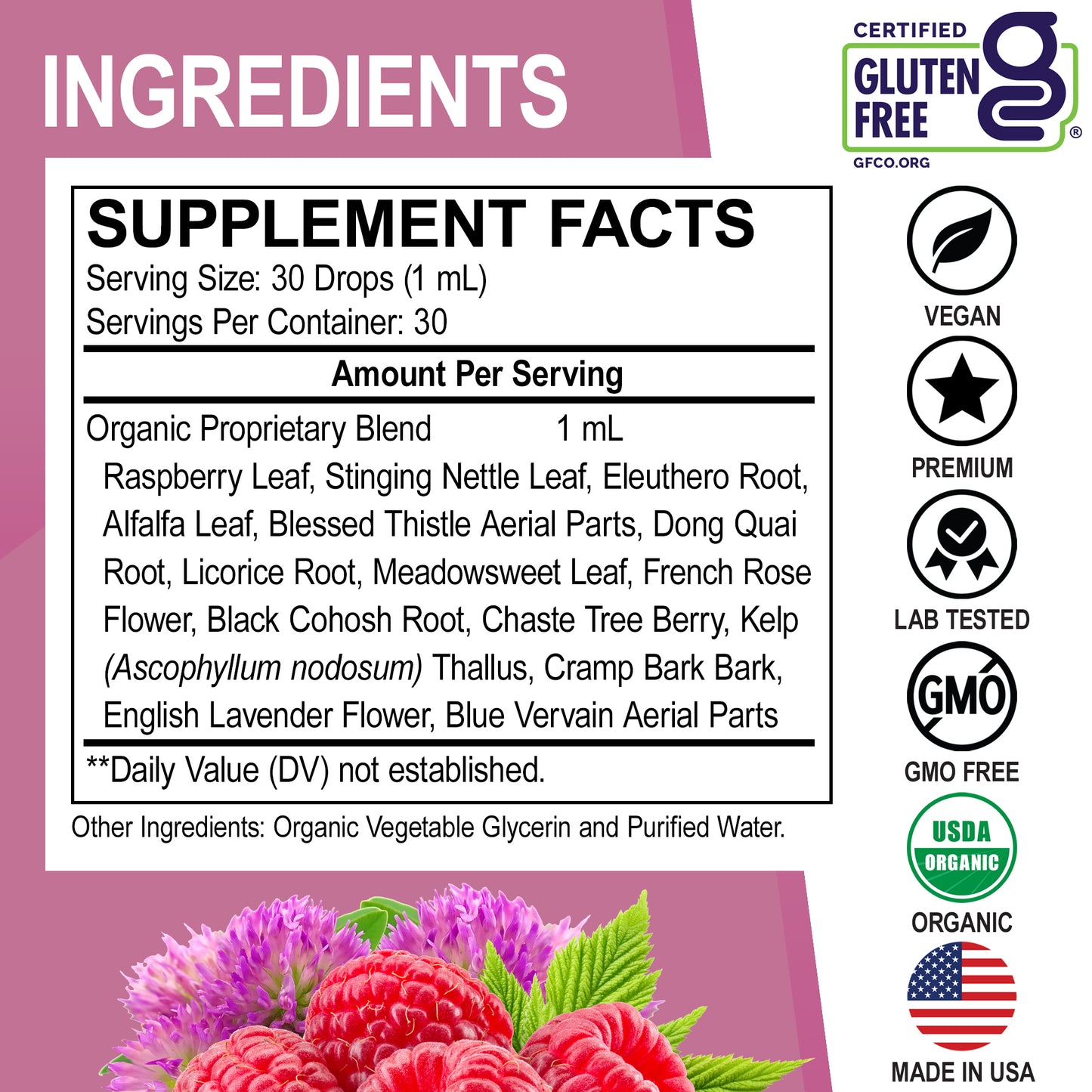 Women's Wellness & Menstrual Support Liquid Drops