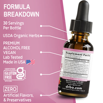 Women's Wellness & Menstrual Support Liquid Drops