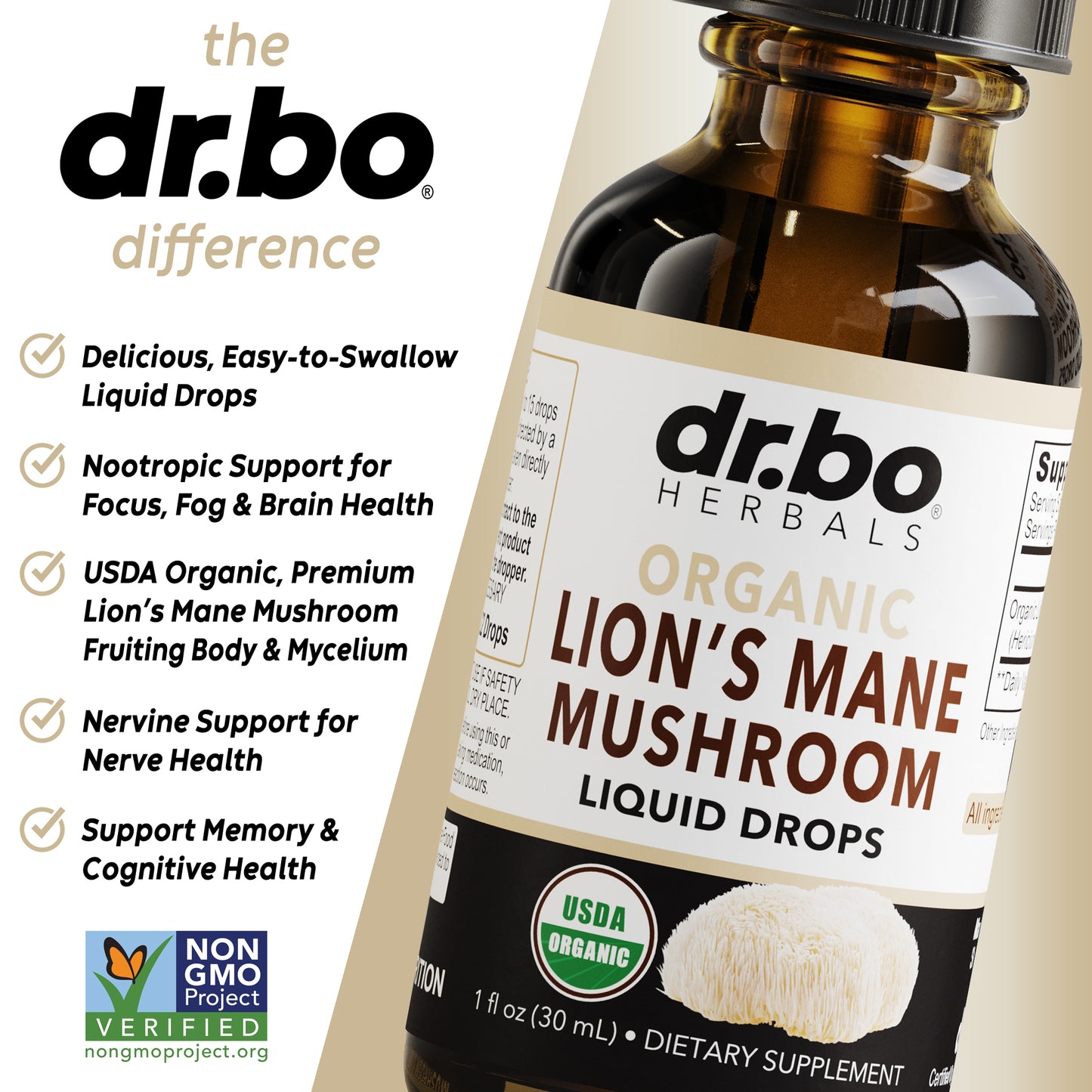 Lion's Mane Mushroom Liquid Drops