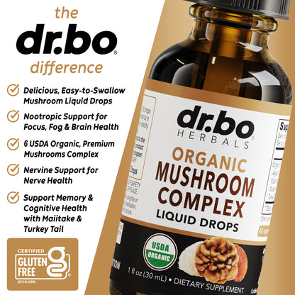 Mushroom Complex Liquid Drops