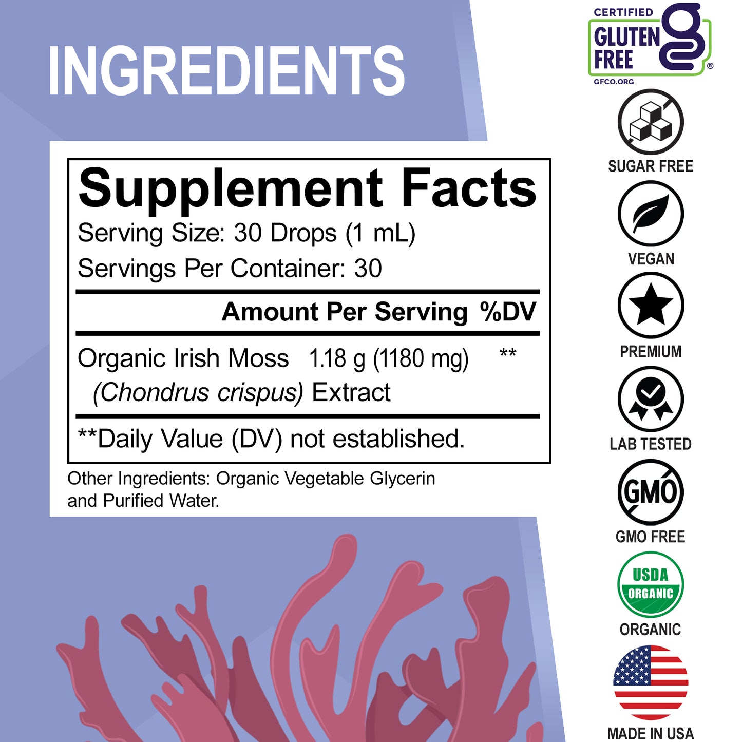 Sea Moss Liquid Drops