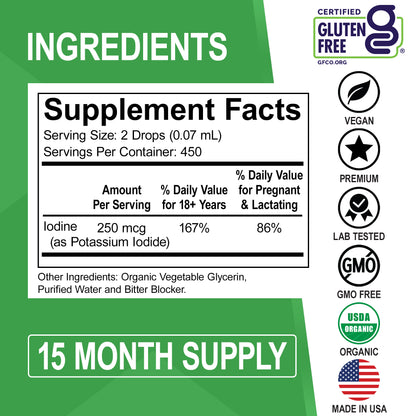 Iodine Organic Liquid Drops