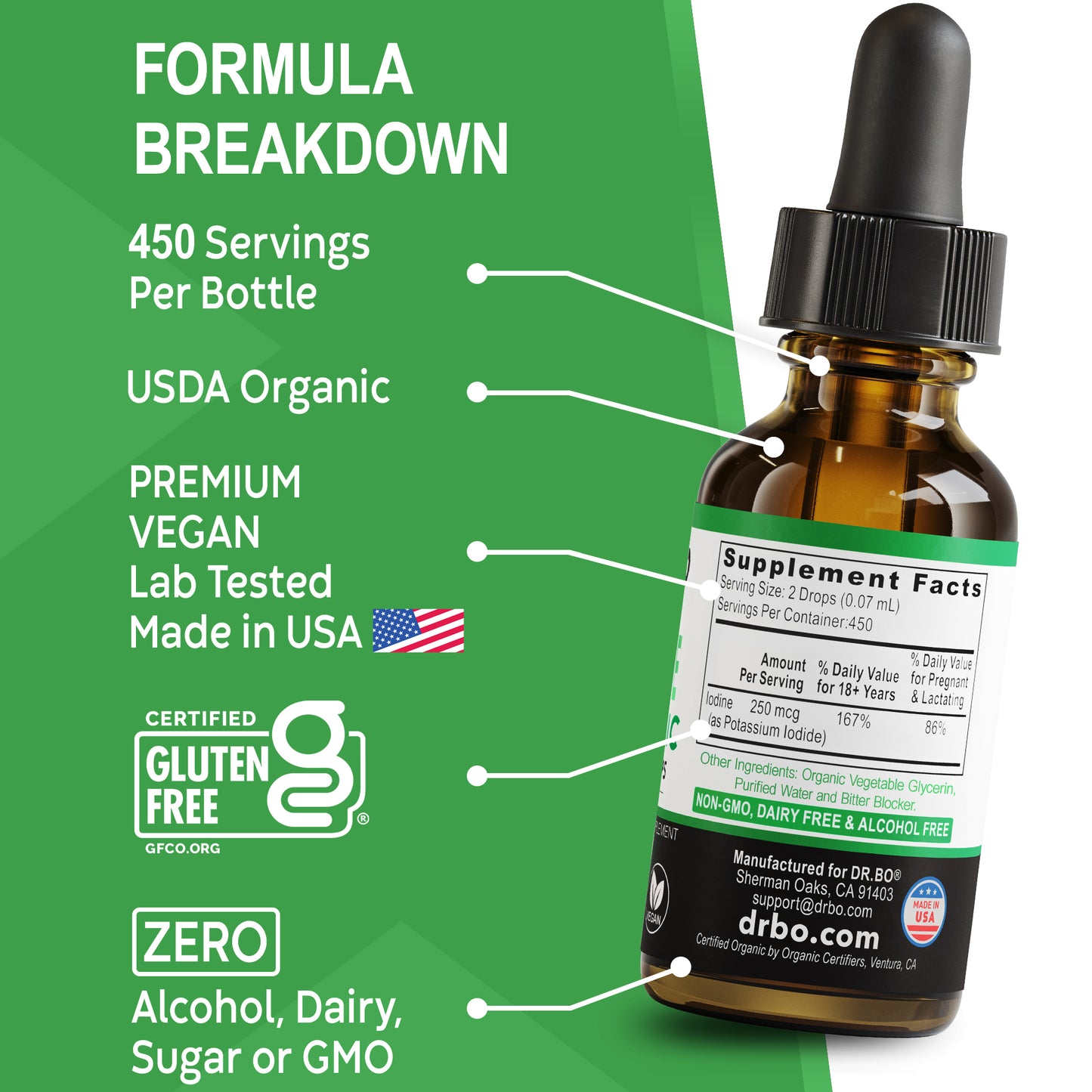 Iodine Organic Liquid Drops