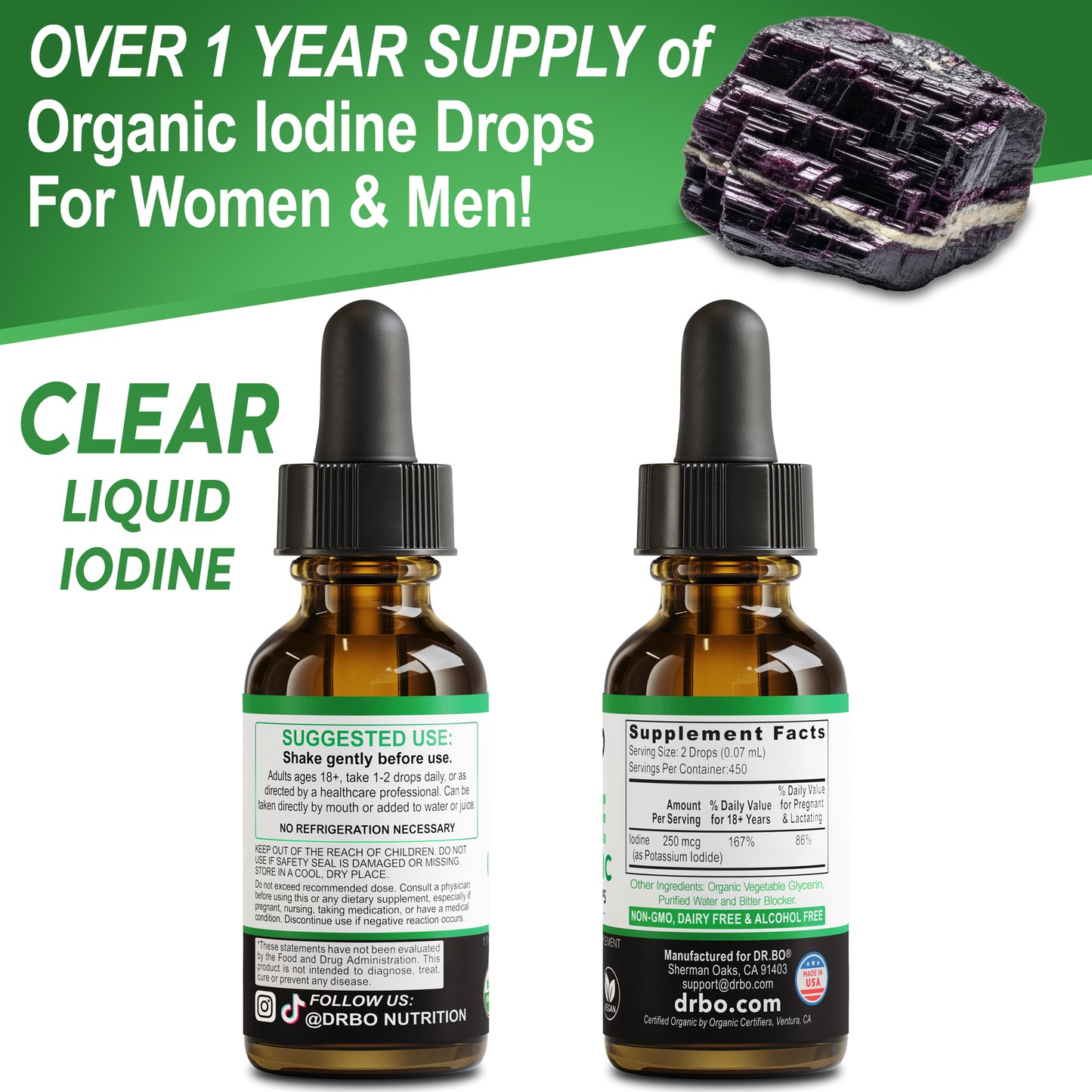Iodine Organic Liquid Drops