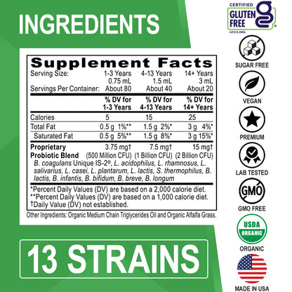 Organic Liquid Probiotic