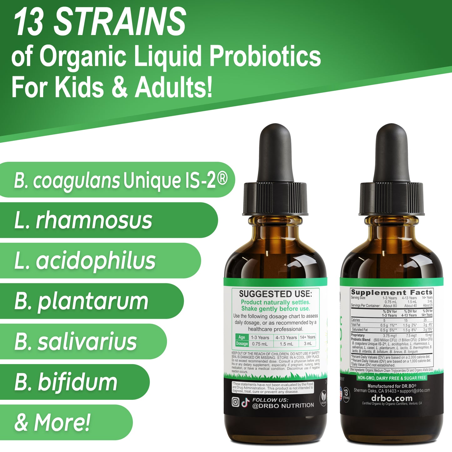 Organic Liquid Probiotic