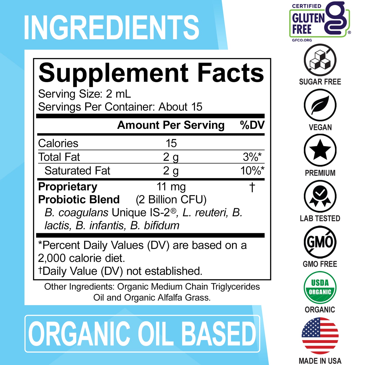 Kids Organic Liquid Probiotic