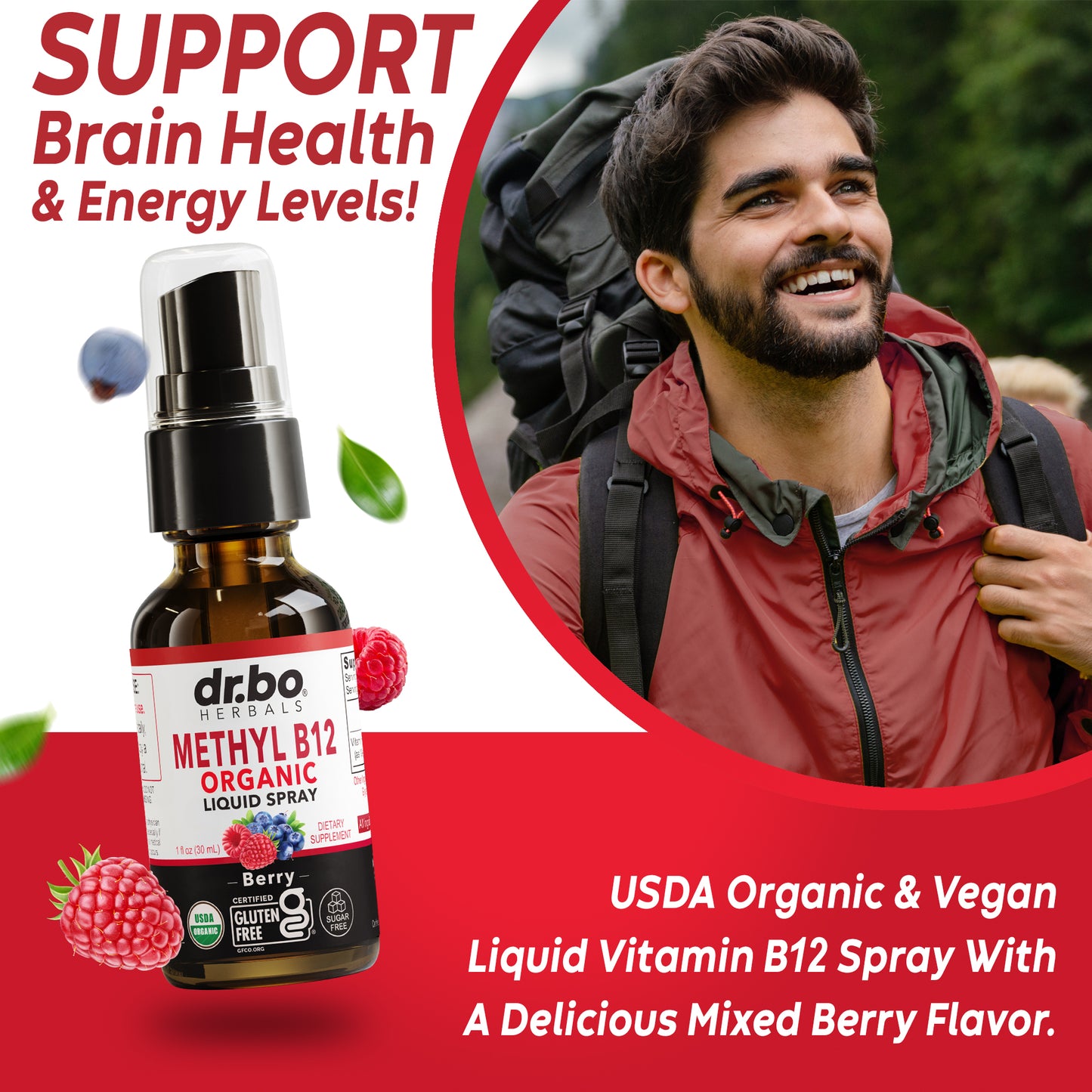 Methyl B12 Organic Liquid Spray