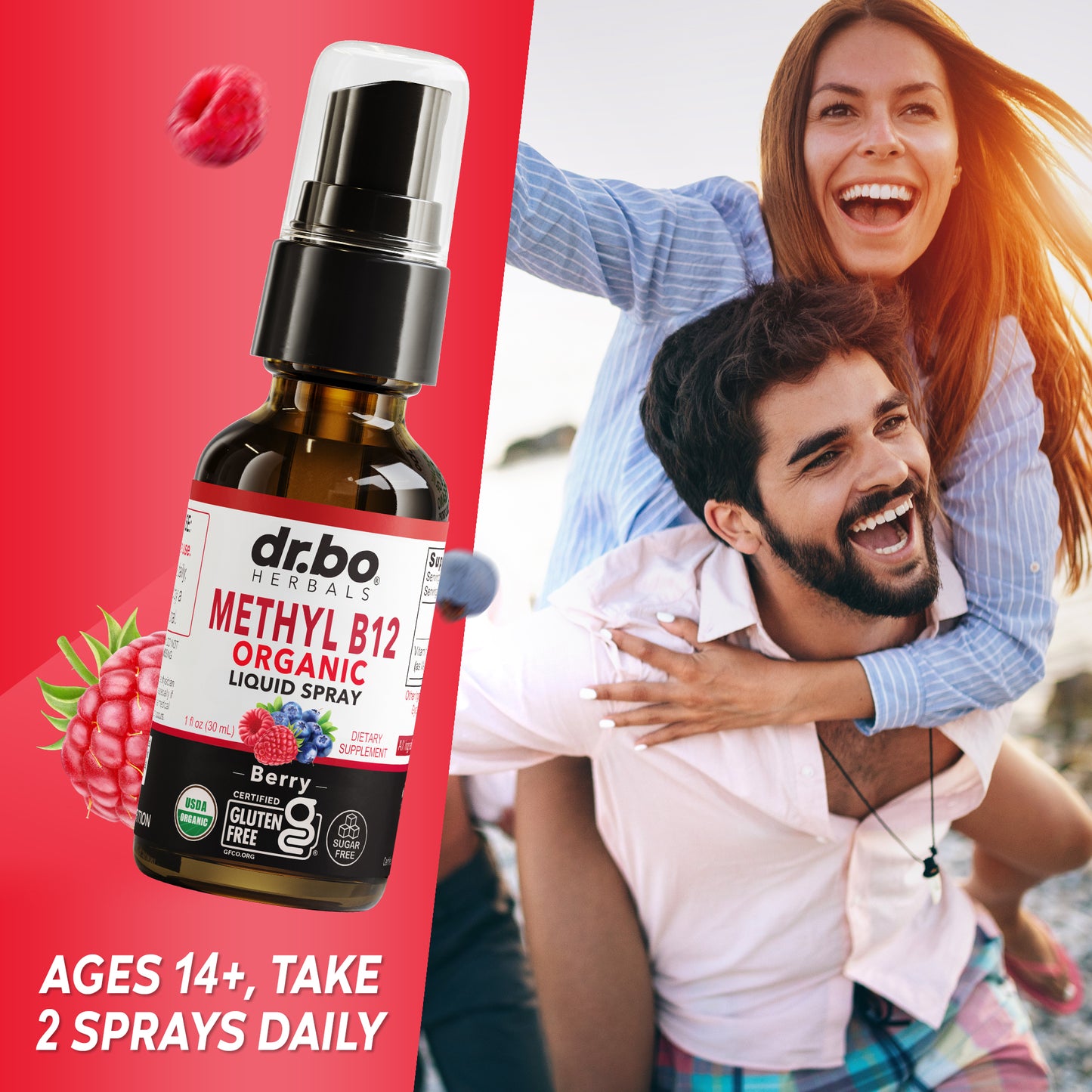 Methyl B12 Organic Liquid Spray