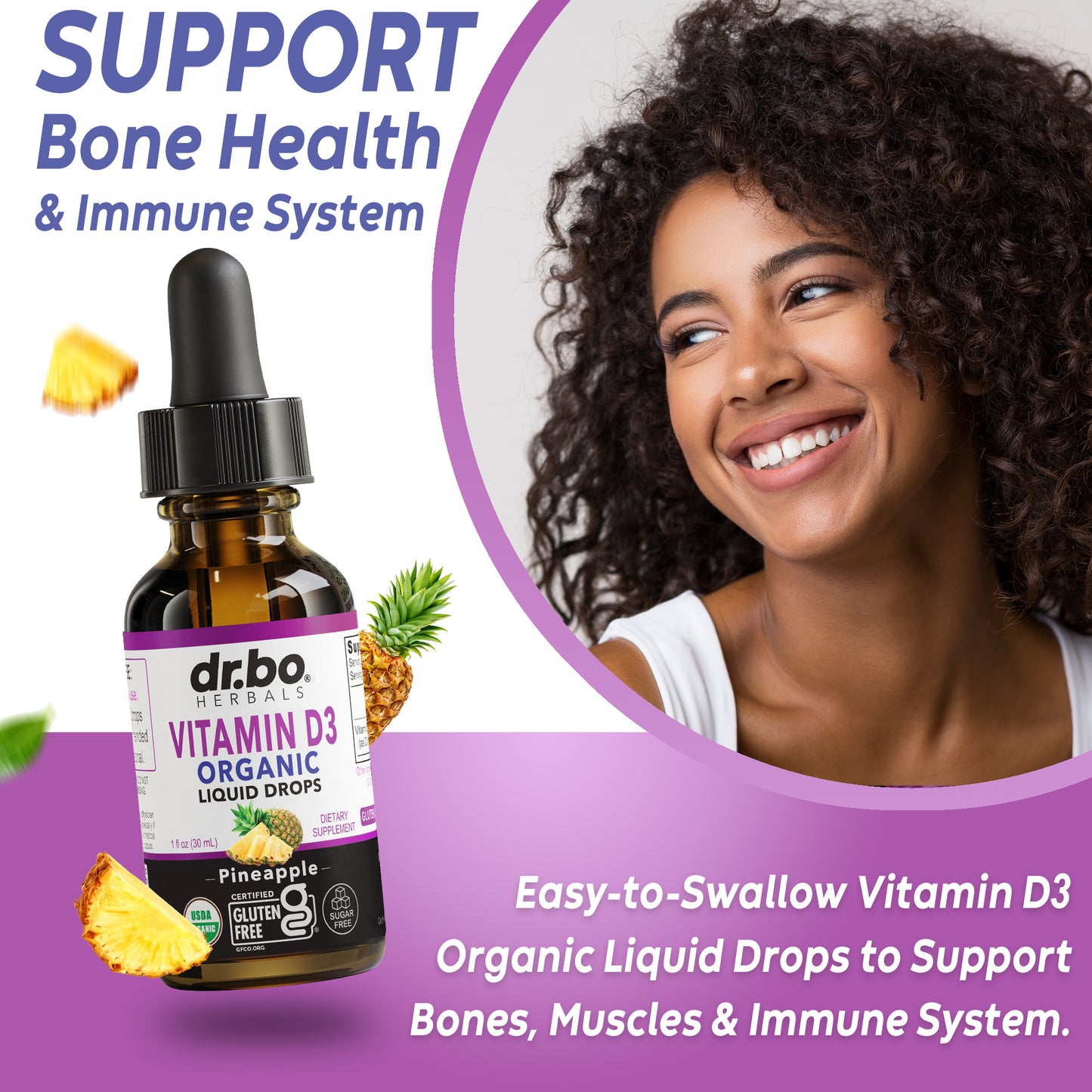 Vitamin D3 Organic Liquid Drops