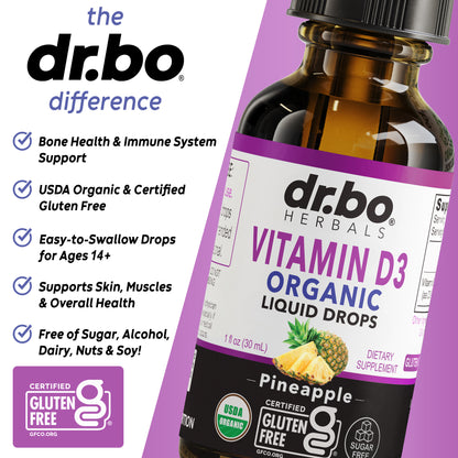 Vitamin D3 Organic Liquid Drops