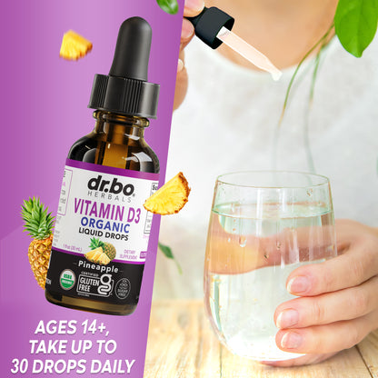 Vitamin D3 Organic Liquid Drops