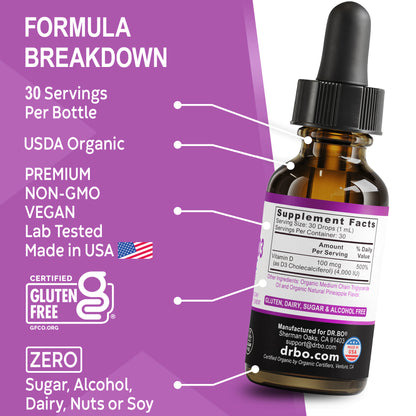 Vitamin D3 Organic Liquid Drops