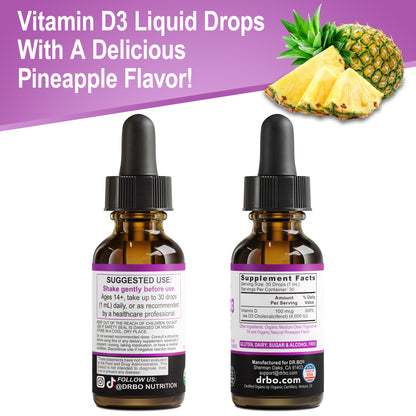 Vitamin D3 Organic Liquid Drops