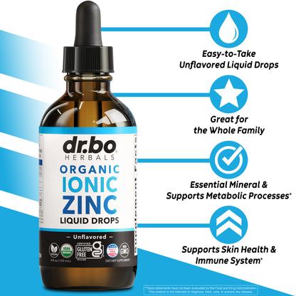 Organic Ionic Zinc Liquid Drops