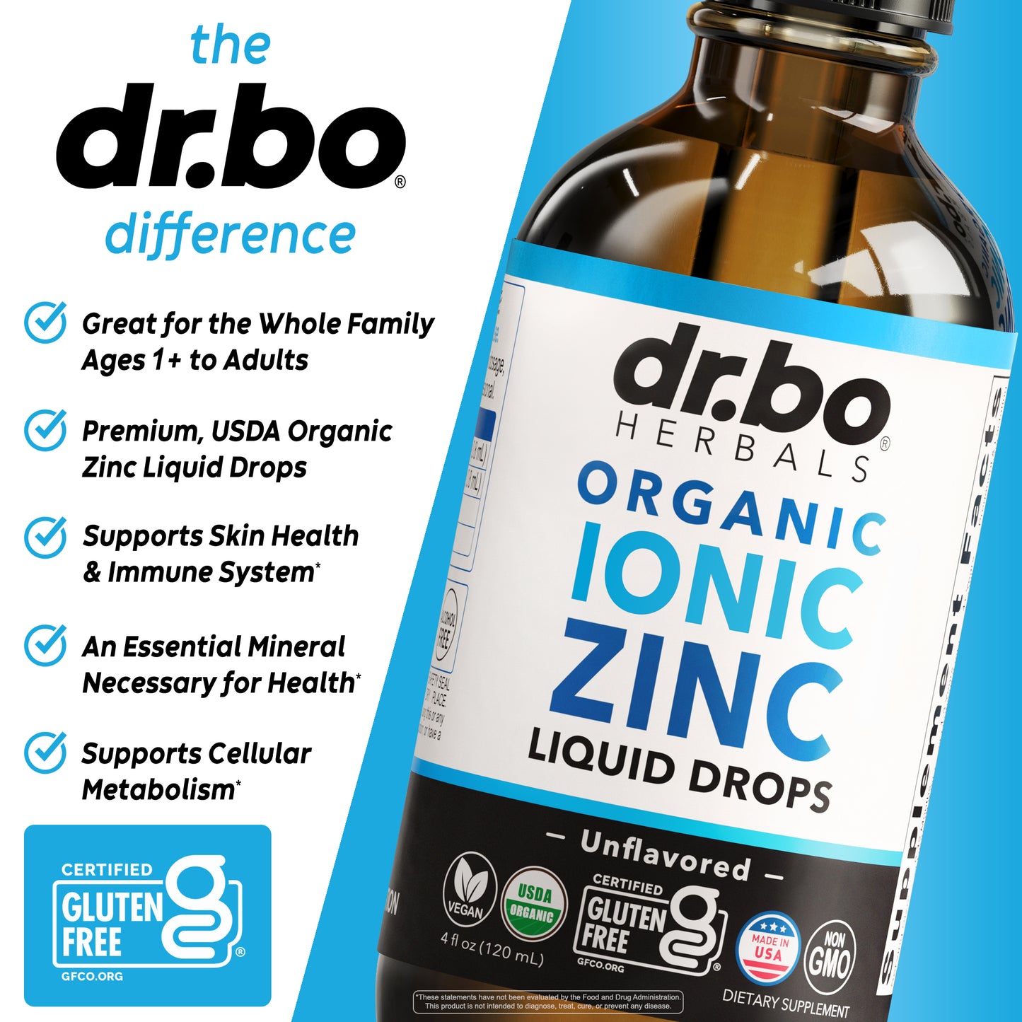 Organic Ionic Zinc Liquid Drops