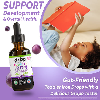 Toddler Iron Organic Liquid Drops
