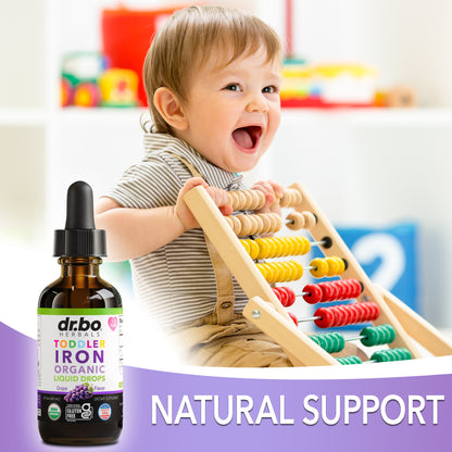 Toddler Iron Organic Liquid Drops