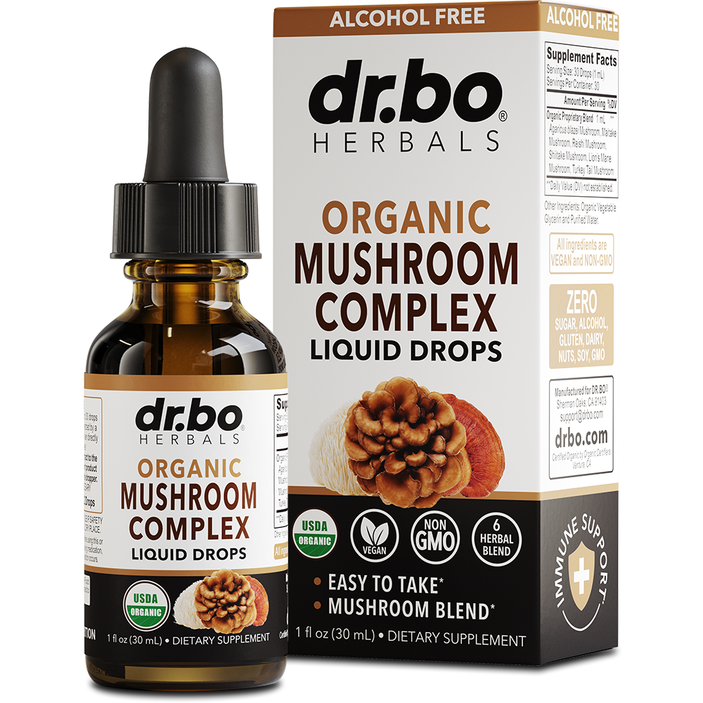 Mushroom Complex Liquid Drops