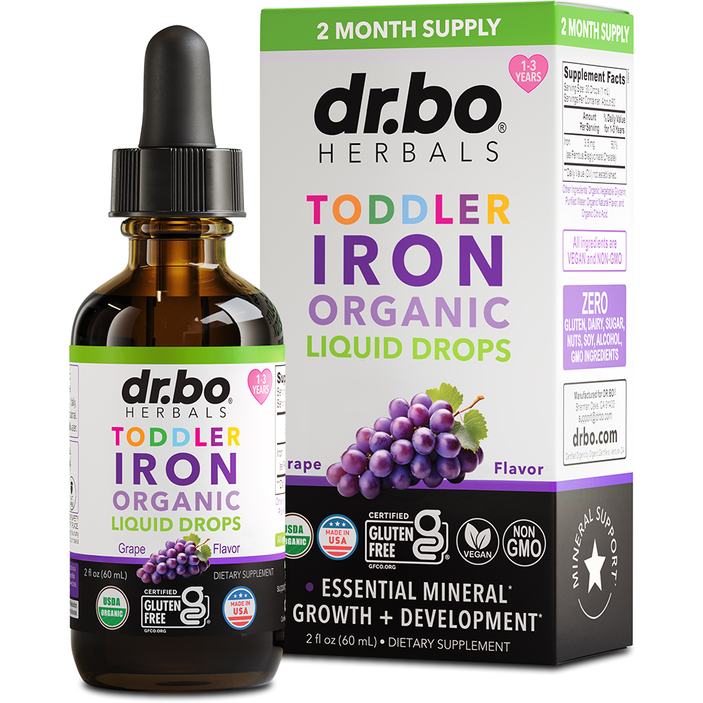 Toddler Iron Organic Liquid Drops
