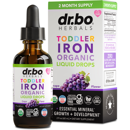 Toddler Iron Organic Liquid Drops
